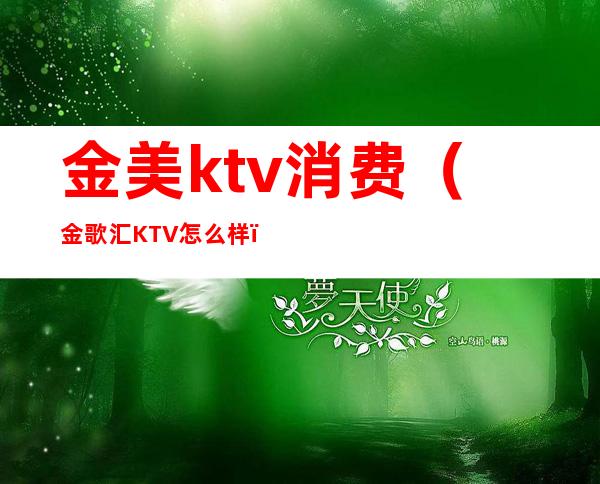 金美ktv消费（金歌汇KTV怎么样）