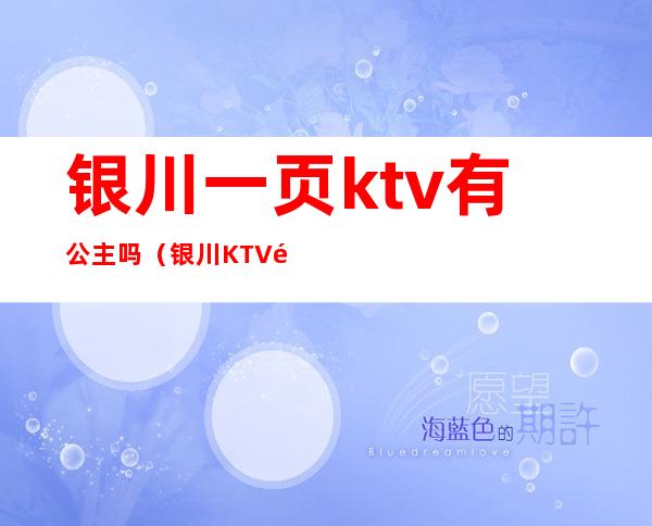 银川一页ktv有公主吗（银川KTV预定）