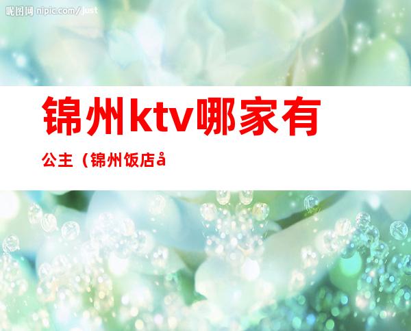 锦州ktv哪家有公主（锦州饭店带ktv）