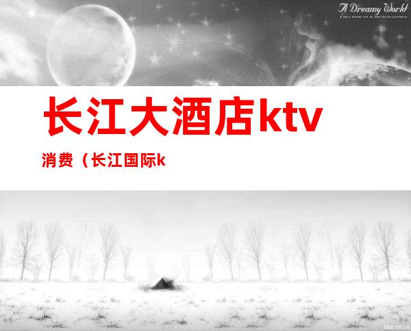 长江大酒店ktv消费（长江国际ktv酒吧）