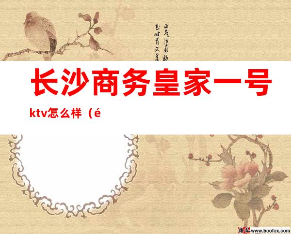 长沙商务皇家一号ktv怎么样（长沙M·KING唛王KTV）