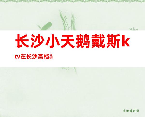 长沙小天鹅戴斯ktv在长沙高档夜总会排名好像值得去