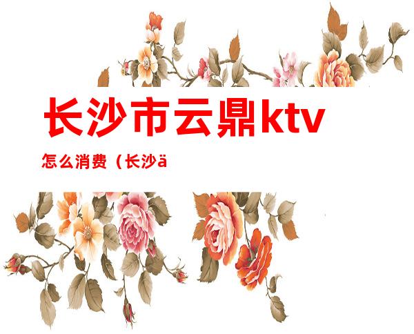 长沙市云鼎ktv怎么消费（长沙云鼎KTV怎么样）