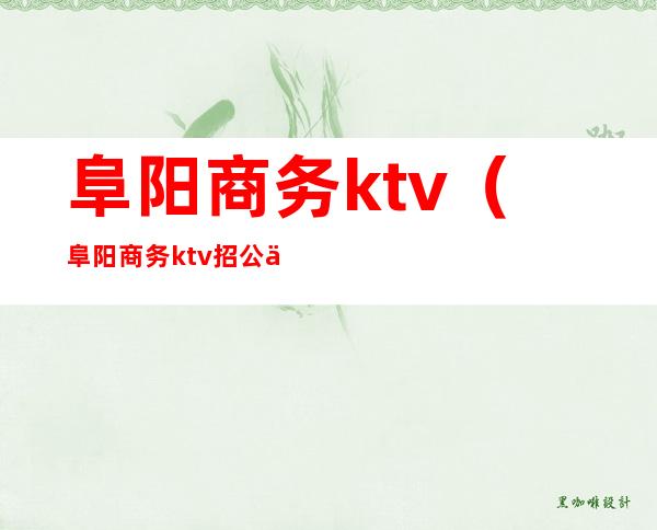 阜阳商务ktv（阜阳商务ktv招公主）