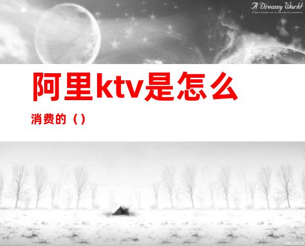 阿里ktv是怎么消费的（）