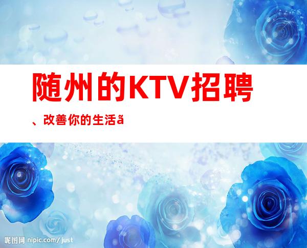 随州的KTV招聘、改善你的生活、上班很简单