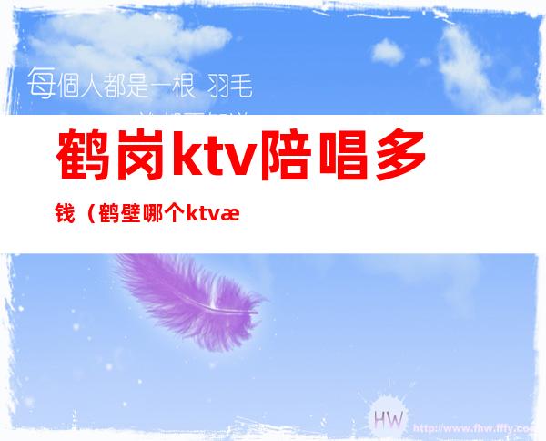 鹤岗ktv陪唱多钱（鹤壁哪个ktv有陪唱）