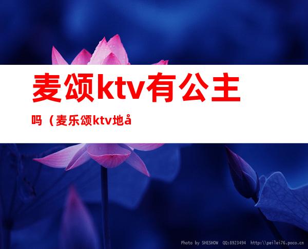 麦颂ktv有公主吗（麦乐颂ktv地址）