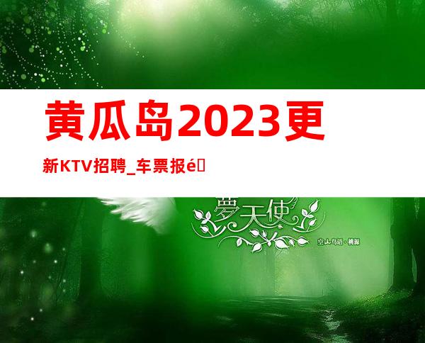 黄瓜岛2023更新KTV招聘_车票报销/包住_无任何后顾之忧