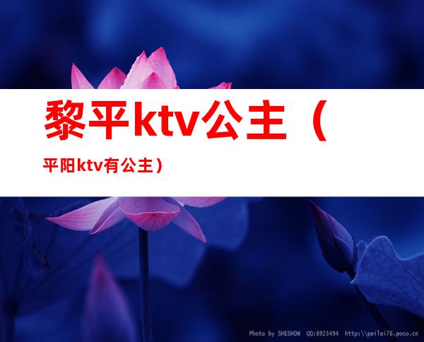 黎平ktv公主（平阳ktv有公主）