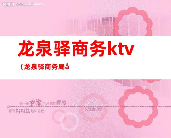 龙泉驿商务ktv（龙泉驿商务局局长）