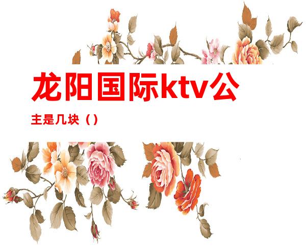 龙阳国际ktv公主是几块（）