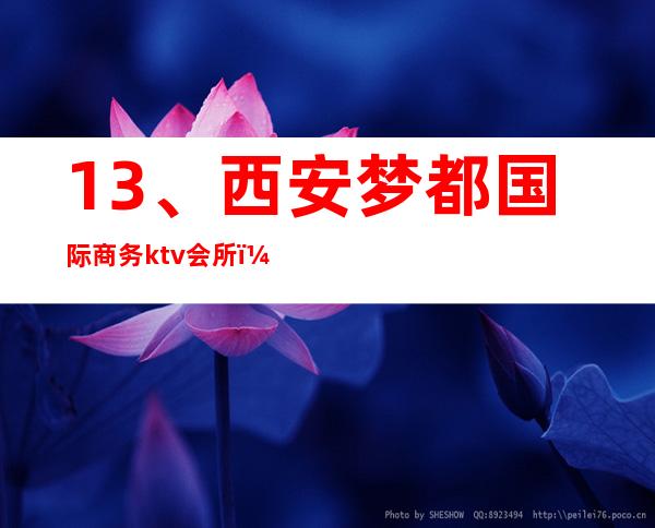 13、西安梦都国际商务ktv会所， 消费价格 – 西安莲湖西大街商务KTV