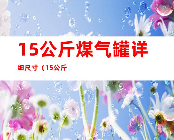 15公斤煤气罐详细尺寸（15公斤煤气罐尺寸图纸）