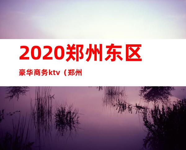 2020郑州东区豪华商务ktv（郑州二七区中央商务区2020）