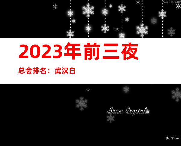 2023年前三夜总会排名：武汉白金汉宫KTV攻略消费