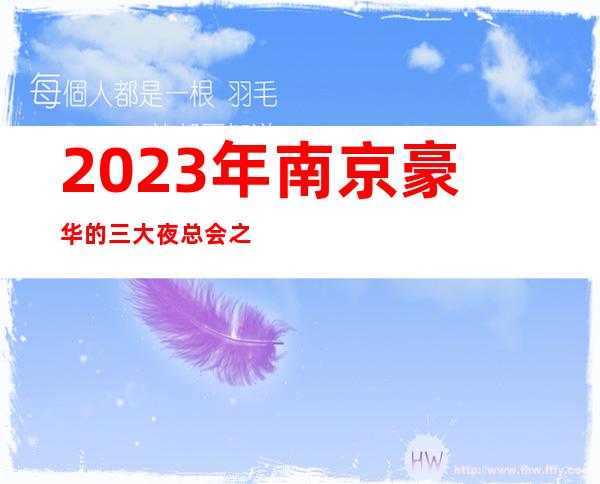 2023年南京豪华的三大夜总会之一南京私人订制商务夜总会