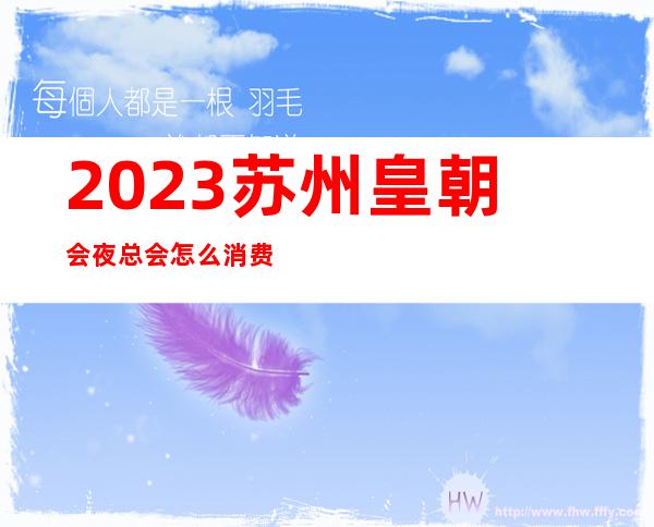 2023苏州皇朝会夜总会怎么消费夜总会怎么消费 – 苏州虎丘/高新区镇湖商务KTV