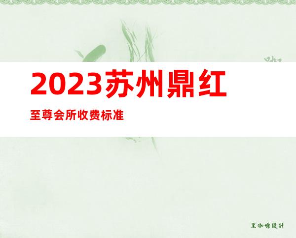 2023苏州鼎红至尊会所收费标准娱乐会所节目棒 – 苏州园区东环路商务KTV