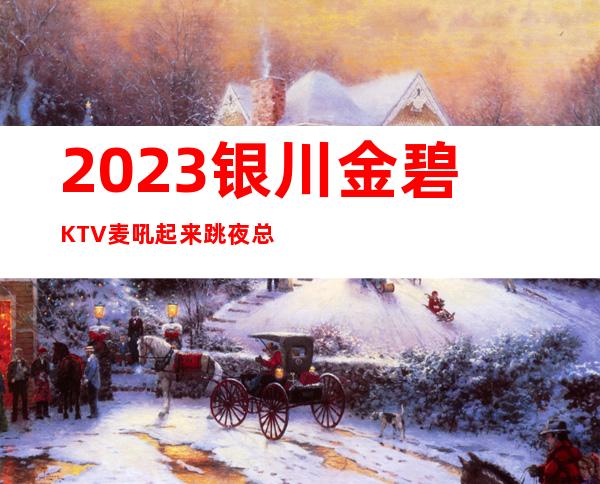 2023银川金碧  KTV麦吼起来跳夜总会怎么样 – 银川兴庆商务KTV