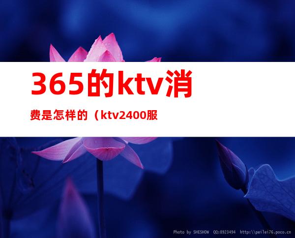 365的ktv消费是怎样的（ktv2400服务费）