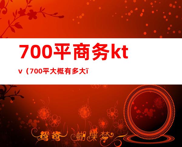 700平商务ktv（700平大概有多大）