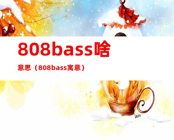 808bass啥意思（808bass寓意）