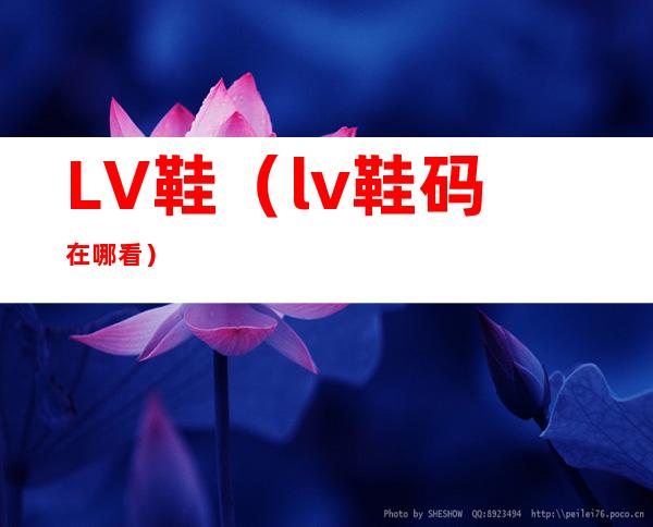 LV鞋（lv鞋码在哪看）