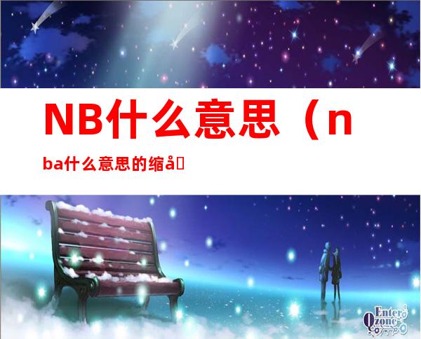 NB什么意思（nba什么意思的缩写）