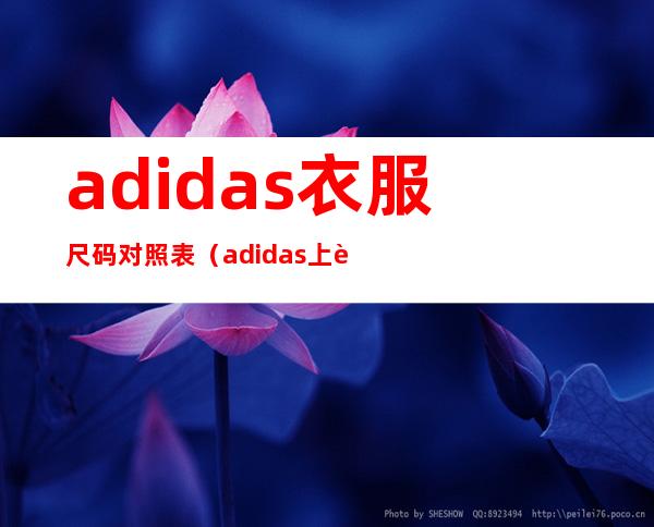 adidas衣服尺码对照表（adidas 上衣 尺码对照表）