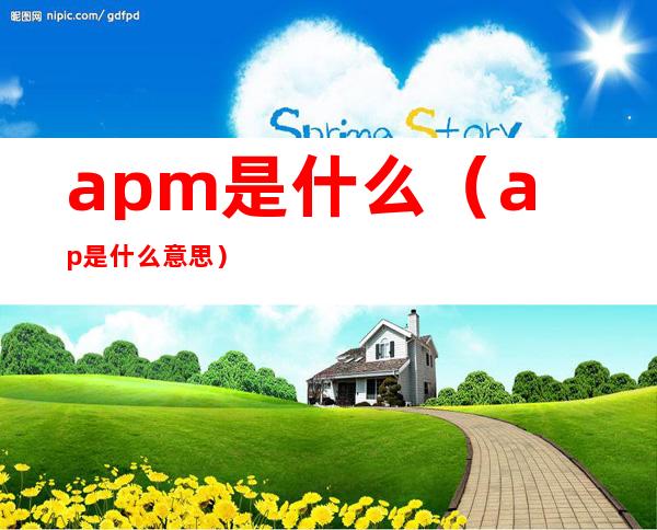 apm是什么（ap是什么意思）