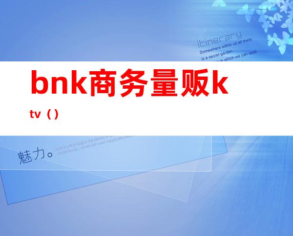 bnk商务量贩ktv（）