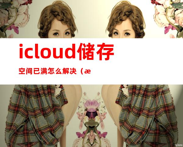 icloud储存空间已满怎么解决（新手机icloud储存空间已满怎么解决）