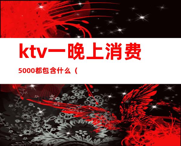 ktv一晚上消费5000都包含什么（ktv一晚上万是消费了什么）