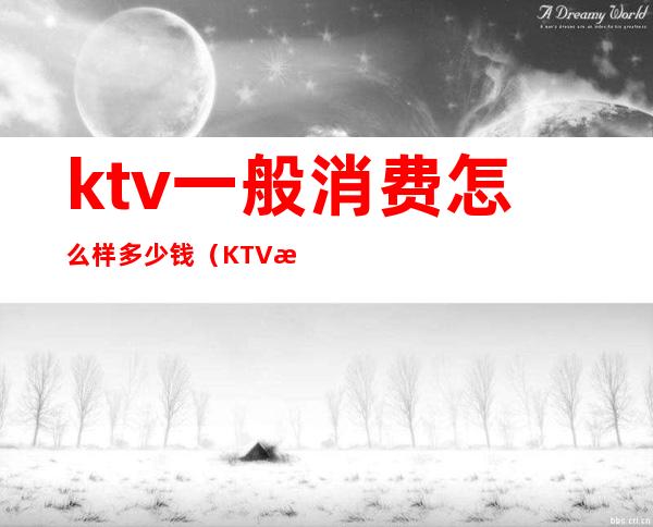 ktv一般消费怎么样多少钱（KTV消费多少钱）