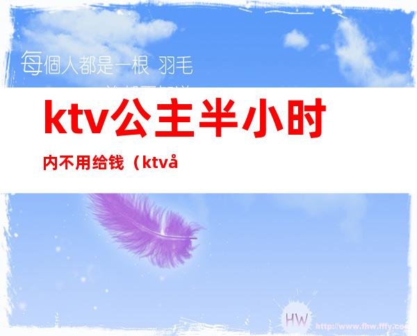 ktv公主半小时内不用给钱（ktv公主的钱一定要自己付吗）