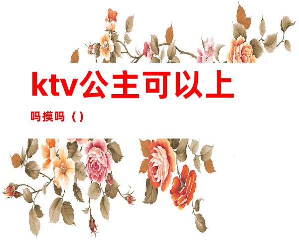 ktv公主可以上吗摸吗（）