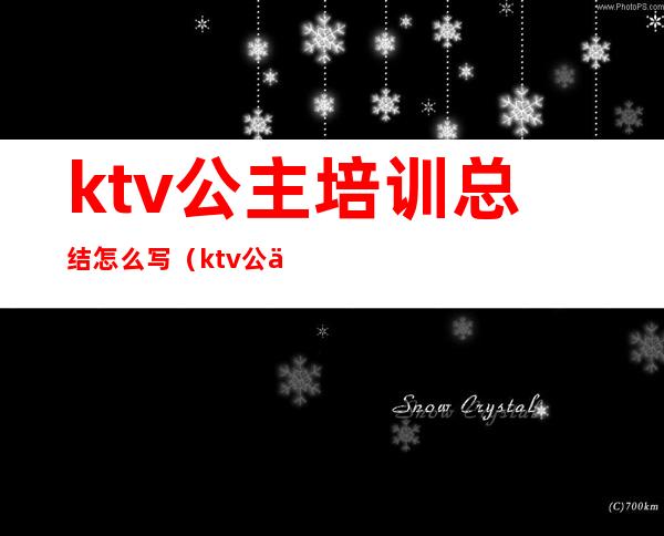 ktv公主培训总结怎么写（ktv公主年终总结报告）