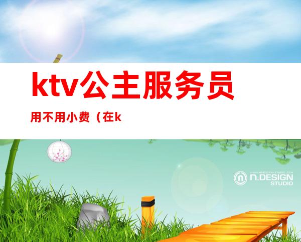 ktv公主服务员用不用小费（在ktv叫公主小费800能干嘛）