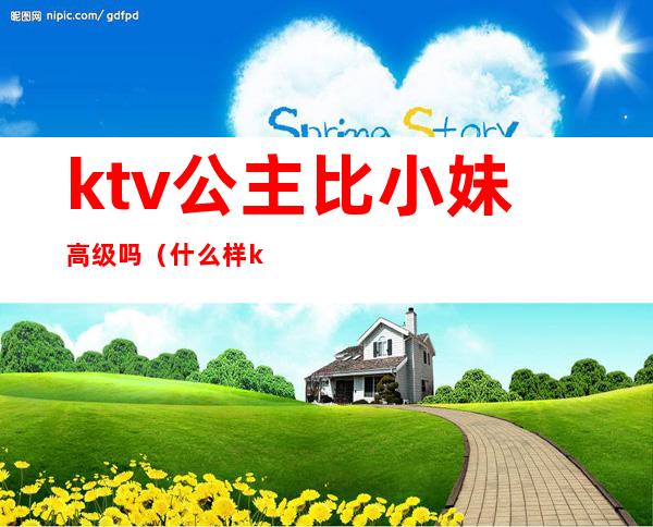 ktv公主比小妹高级吗（什么样ktv有公主）