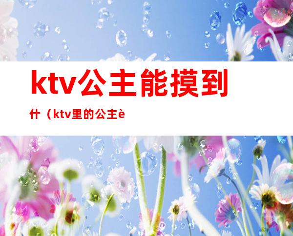 ktv公主能摸到什（ktv里的公主能摸哪儿些部位）