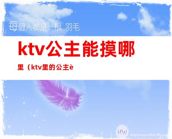 ktv公主能摸哪里（ktv里的公主能摸哪儿些部位）