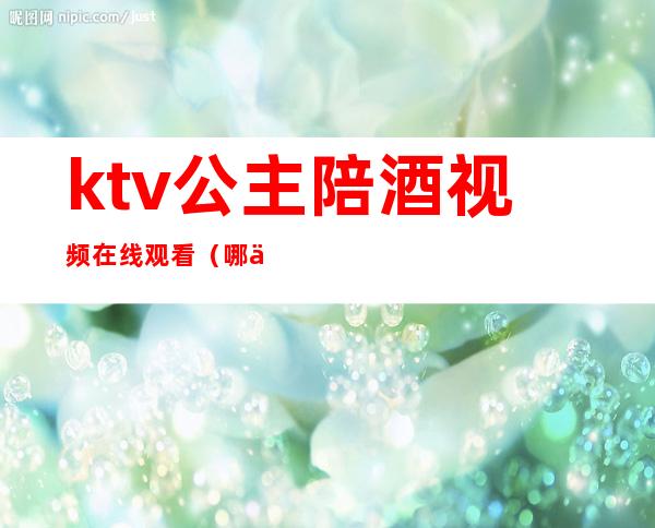 ktv公主陪酒视频在线观看（哪些ktv有陪酒的公主）