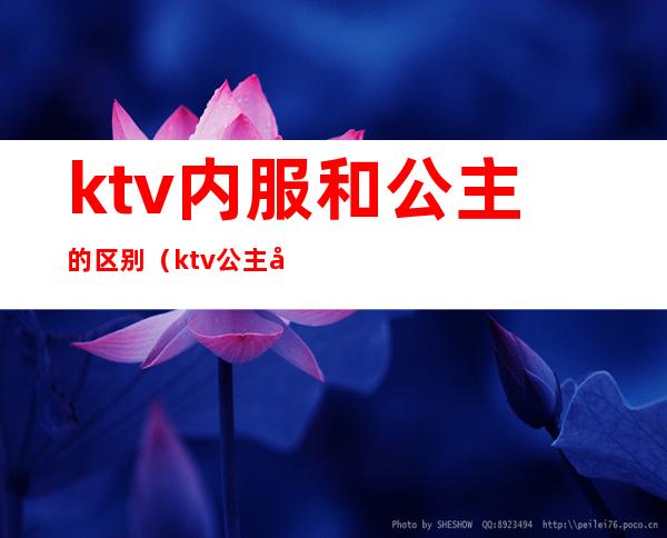 ktv内服和公主的区别（ktv公主和美女的区别）