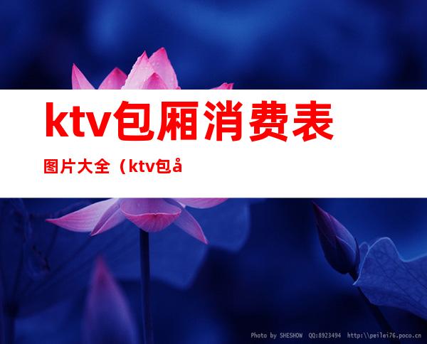 ktv包厢消费表图片大全（ktv包厢费价格表图片）