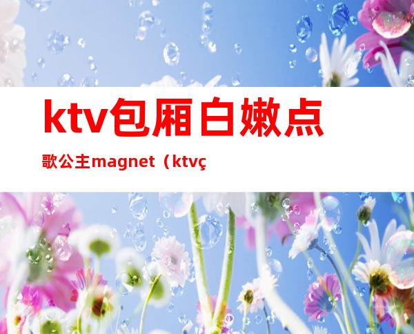 ktv包厢白嫩点歌公主magnet（ktv点的公主）