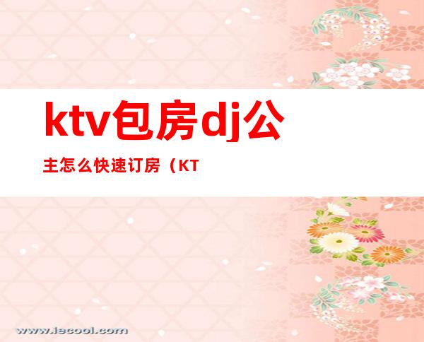 ktv包房dj公主怎么快速订房（KTV公主怎么订房）