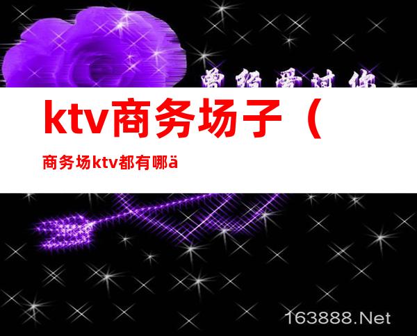 ktv商务场子（商务场ktv都有哪些服务）