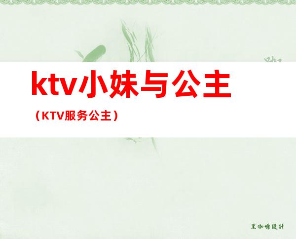 ktv小妹与公主（KTV服务公主）