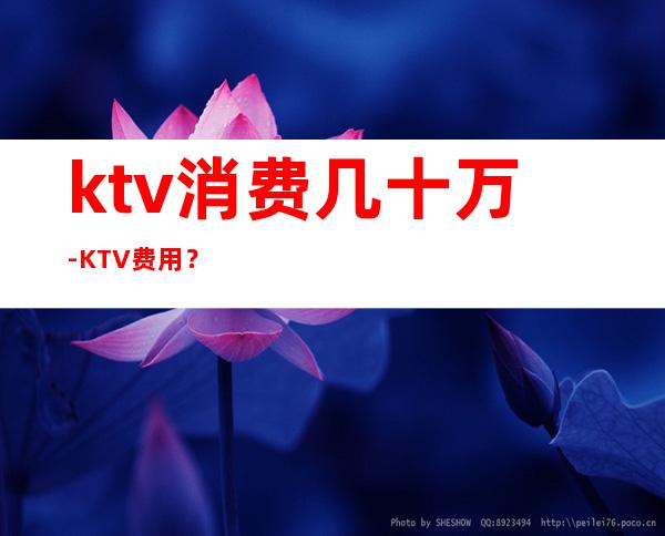 ktv消费几十万-KTV费用？